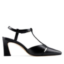 Magnolia - Zapatillas de Piel Negro| Davenia
