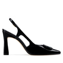 Leslie - Zapatillas de Piel Charol Negro