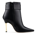Alba - Botines de Piel Negros