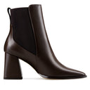Ariadna - Botines de Piel Chocolate
