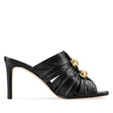 Megara - Tacones de Piel Negro