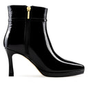 Gaia - Botines de Piel Charol Negro