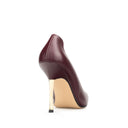 Amelia - Zapatillas de Piel Vino | Davenia