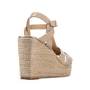 Alejandra - Alpargatas de Piel Beige | Davenia