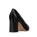 TANIA | ZAPATILLA DE PIEL NEGRO
