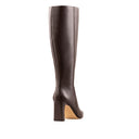 KARLA | BOTA LARGA DE PIEL CAFÉ