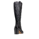 MELISSA | BOTA LARGA DE PIEL NEGRO