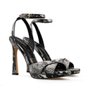 LILY | TACONES BIAK BLANCO/NEGRO DE PIEL