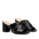 CELIA | SANDALIAS NEGRAS DE PIEL