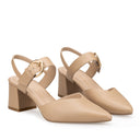 LIZETH | ZAPATILLAS BEIGE DE PIEL
