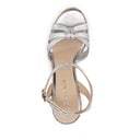 AREZZO | ALPARGATA DE PIEL PLATA