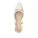 TAMARA | ZAPATILLA MARFIL DE PIEL