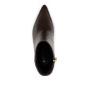 Gema - Botines de Piel Chocolate