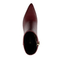 Gema - Botines de Piel Vino