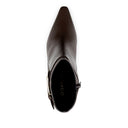 Alba - Botines de Piel Café