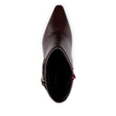 Alba - Botines de Piel Vino