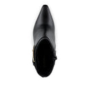 Alba - Botines de Piel Negros
