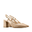 LILIANA | ZAPATILLAS BEIGE DE PIEL