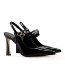 Angela - Zapatillas de Piel Negras | Davenia