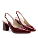 LILITH | ZAPATILLAS ROJAS DE PIEL