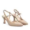DÉBORA | ZAPATILLAS BEIGE DE PIEL