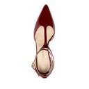 Alana - Zapatillas de Piel Vino