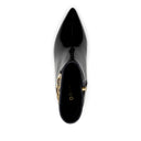 Gaia - Botines de Piel Charol Negro