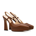BRENDA | ZAPATILLA PIEL CAFÉ