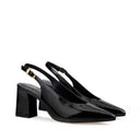 Bárbara- Zapatillas de Piel Negras | Davenia