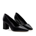 TANIA | ZAPATILLA DE PIEL NEGRO