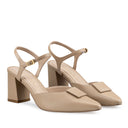 OLGA | ZAPATILLAS BEIGE DE PIEL