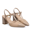HELA | ZAPATILLAS BEIGE DE PIEL