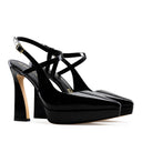 CELESTE | ZAPATILLAS NEGRAS DE PIEL CHAROL