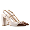 GABRIELA | ZAPATILLAS MARFIL DE PIEL