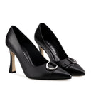 XIMENA | ZAPATILLAS NEGRAS DE PIEL