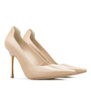Amelia - Zapatillas de Piel Beige | Davenia
