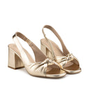 ELSA | SANDALIA DE PIEL CHAMPAGNE