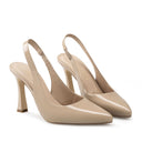MARISELA | ZAPATILLAS BEIGE DE PIEL