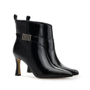 Alondra - Botines de Piel Negro | Davenia