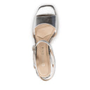 ROMA | TACONES PLATA DE PIEL