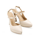 CELESTE | ZAPATILLAS MARFIL DE PIEL
