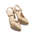 CELESTE | ZAPATILLAS BEIGE DE PIEL