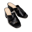 CELIA | SANDALIAS NEGRAS DE PIEL