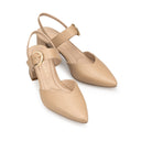 LIZETH | ZAPATILLAS BEIGE DE PIEL