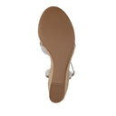 AREZZO | ALPARGATA DE PIEL PLATA