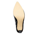 Alondra - Botines de Piel Charol Negro