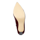 Gaia - Botines de Piel Charol Vino