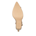 Leslie - Zapatillas de Piel Charol Beige