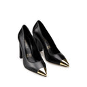 JAZMÍN | ZAPATILLAS NEGRAS DE PIEL