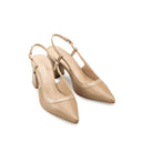 LILIANA | ZAPATILLAS BEIGE DE PIEL